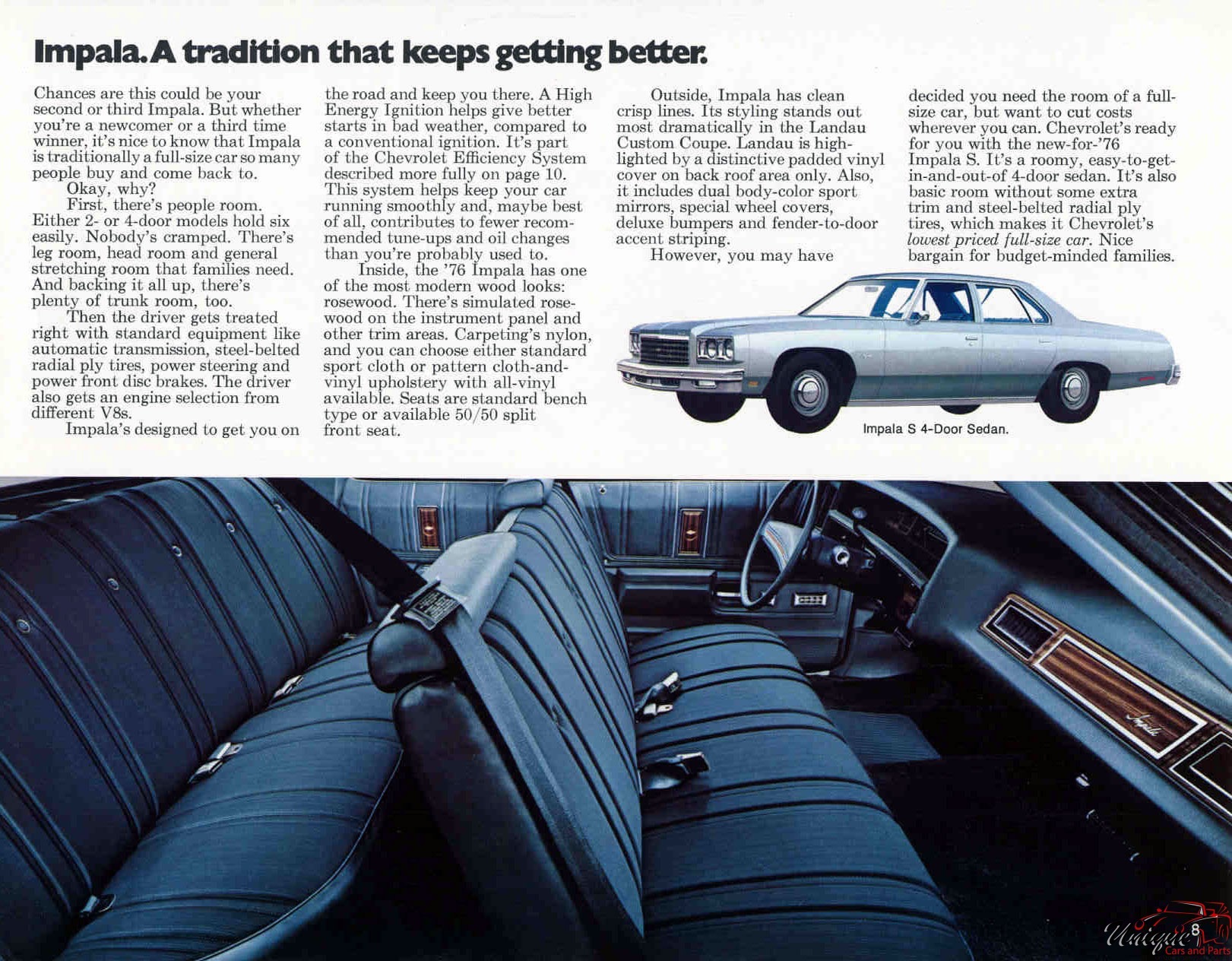 1976 Chevrolet Brochure Page 9